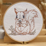 Stickdatei Eichhörnchen Scribble, Set in 9 Größen ab 9x8 cm