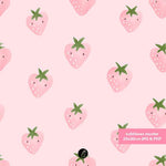 Stoffdesign – Erdbeeren - Sewando
