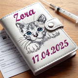 WENIGER STICHE - Stickdatei Katze "Zora" - LIGHT - für helle Stoffe