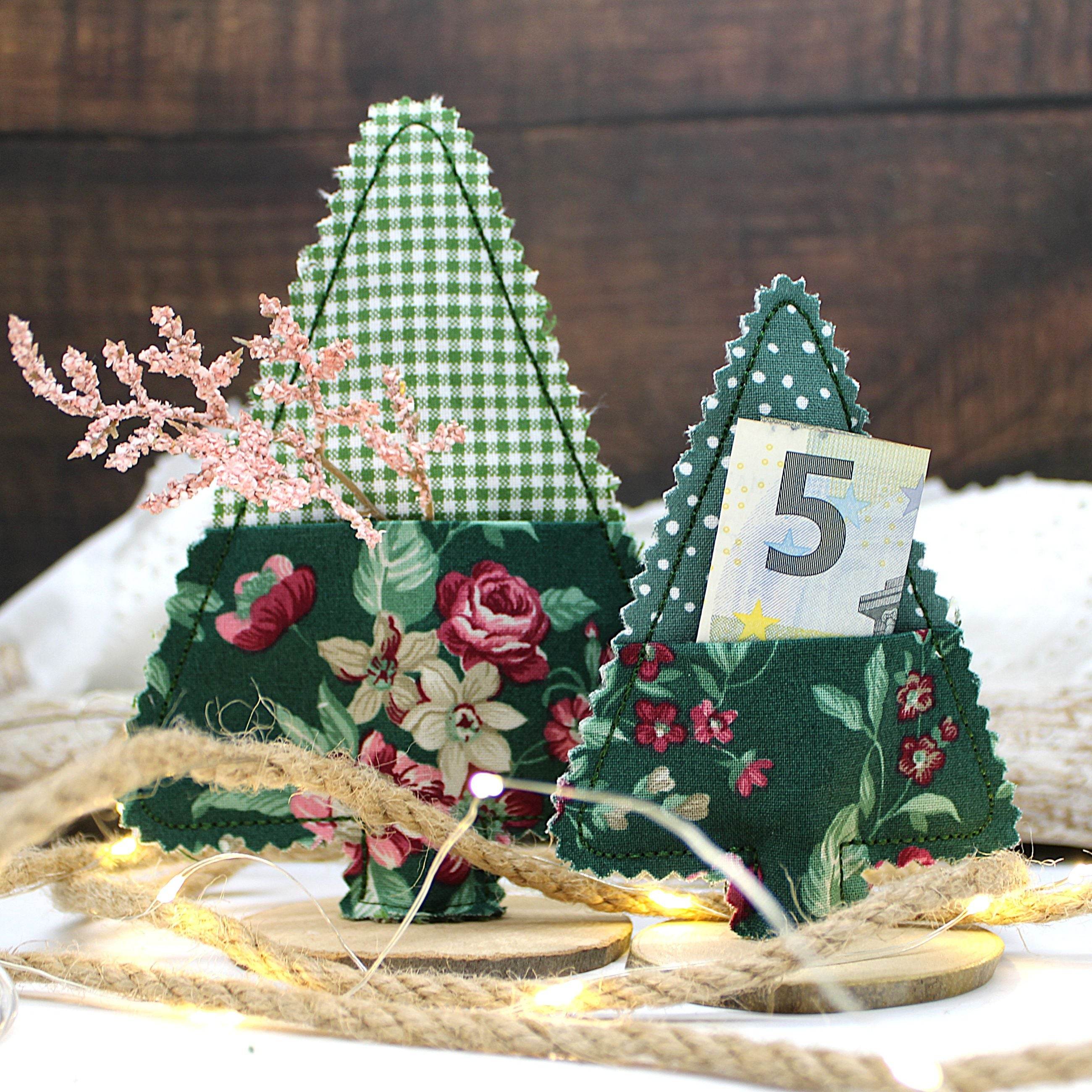 Stickdatei ITH Tannenbaum Wunscherfüller Adventskalender - Sewando