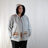 Oversize Sweatjacke #seweasy Damen Gr. 32-60