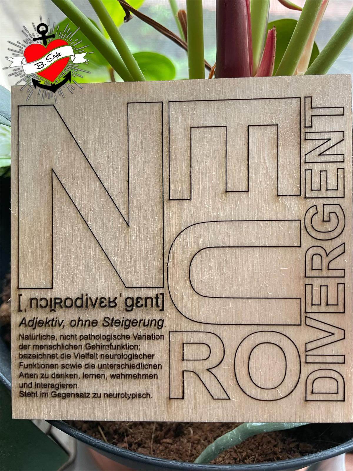 *Neurodivergent* Plotterdatei - Sewando