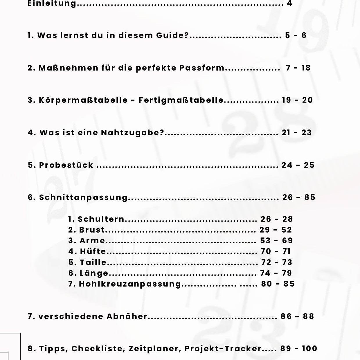 PDF- NÄHGUIDE 7 Schnittanpassung Shirt + Bonus : - Sewando
