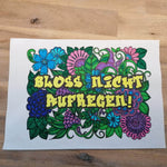*Bloss nicht aufregen* Plotterdatei - Sewando