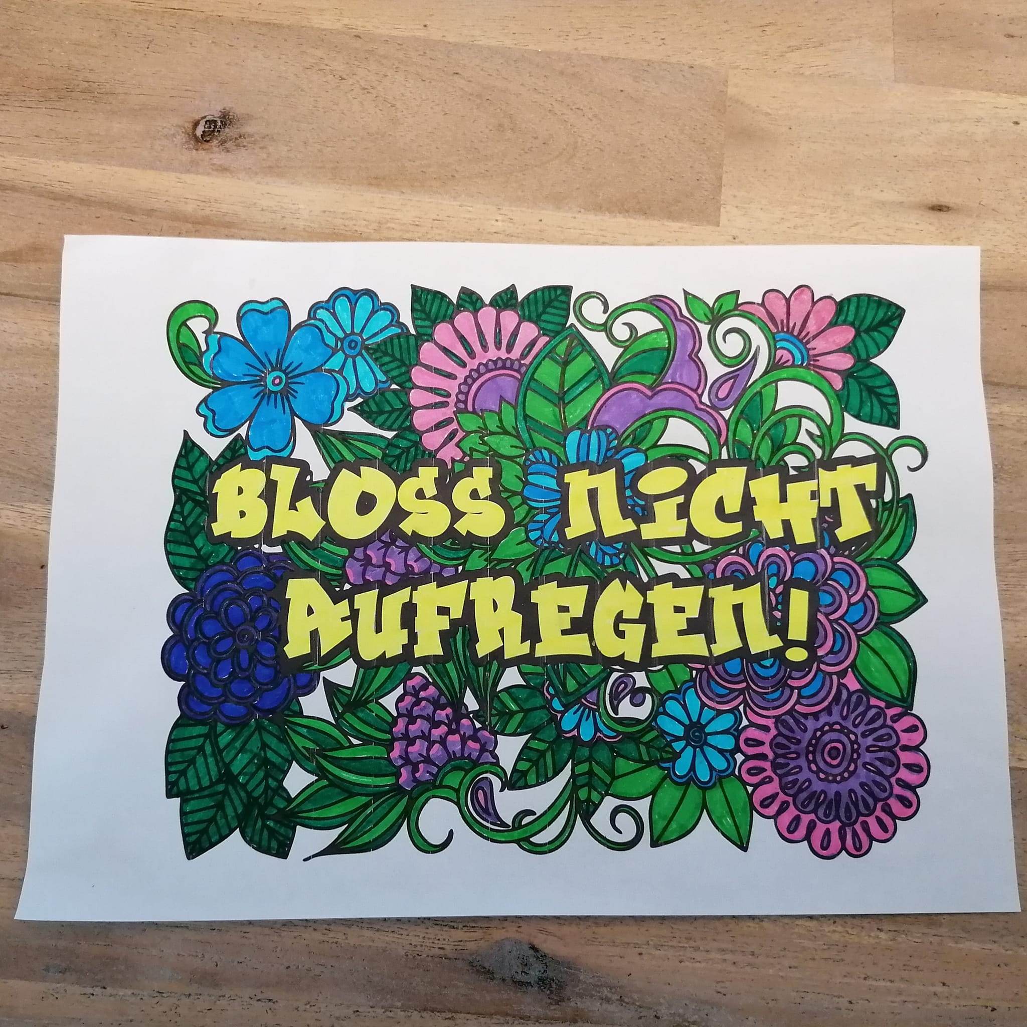 *Bloss nicht aufregen* Plotterdatei - Sewando