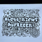 *Bloss nicht aufregen* Plotterdatei - Sewando