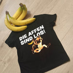 Plotterdatei - Affe einzeln - Monkey - alles Banane - svg - dxf - cutting file - Silhouette - Cricut - Sewando