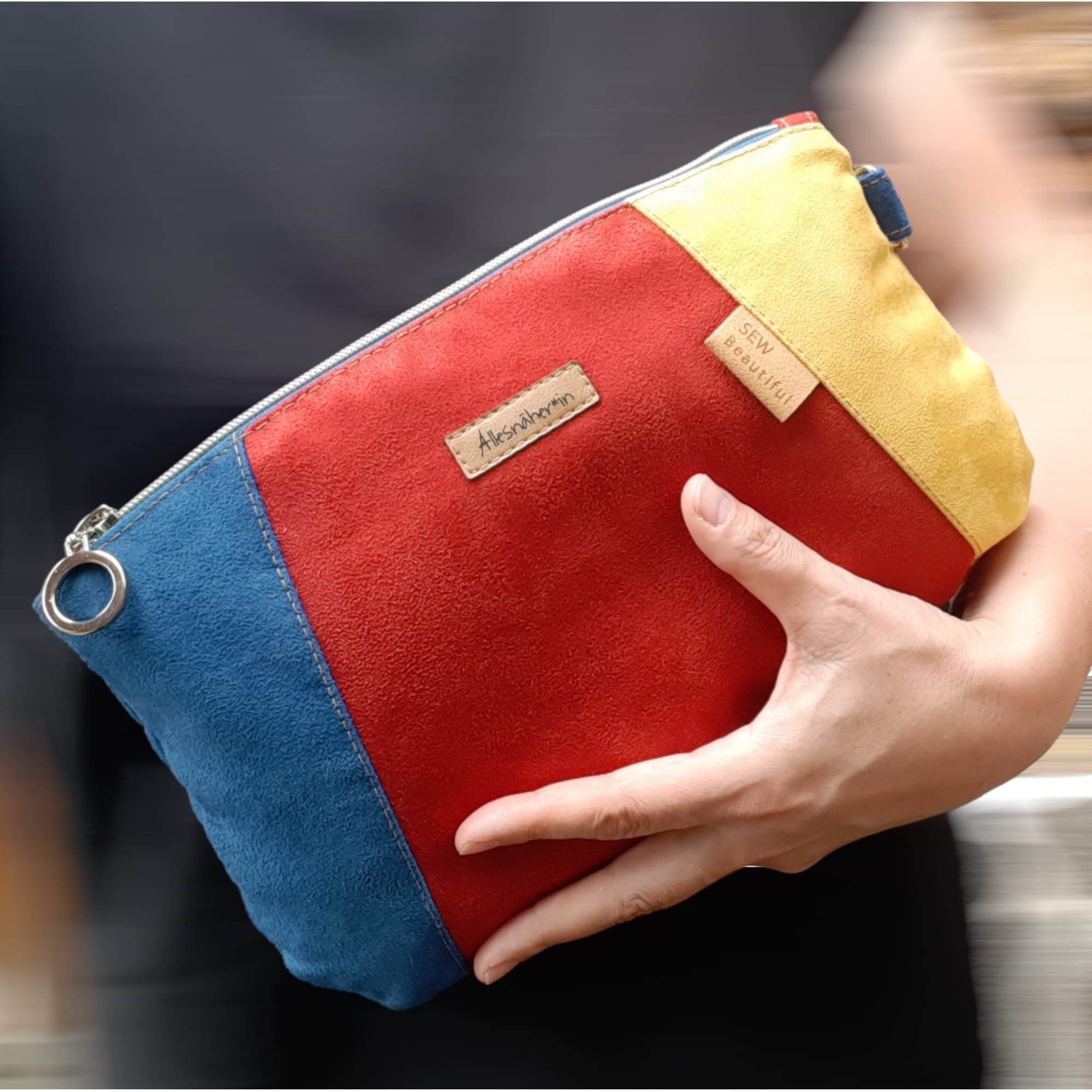 Clutch Tilda Schnittmuster Nähanleitung Tasche - Sewando