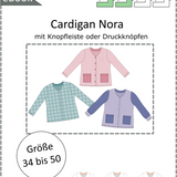 Nora - Cardigan mit knopfleiste - Gr. 34-50, A4+A0