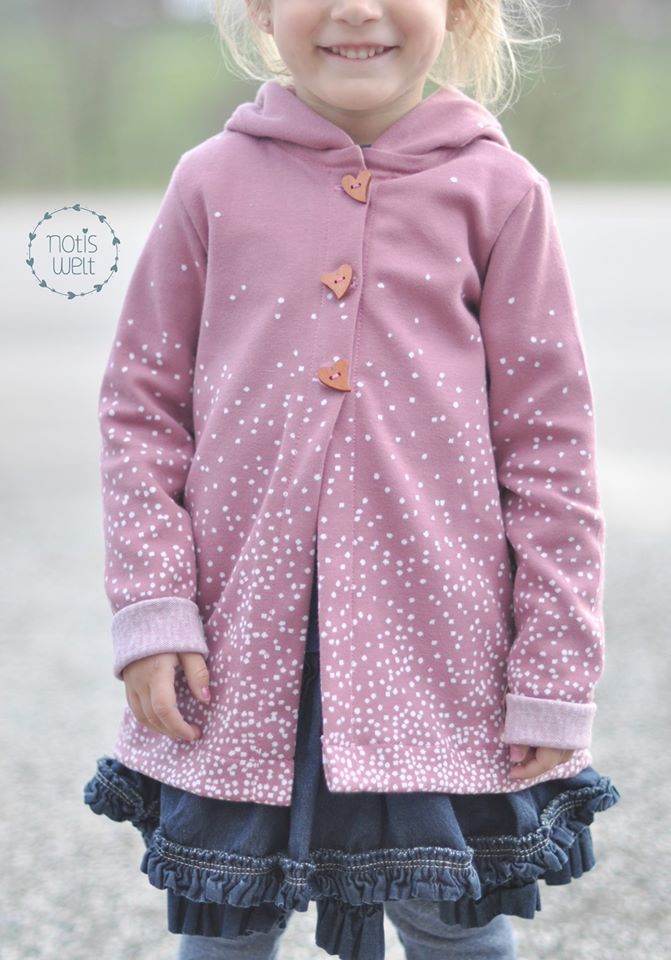 Cardigan Conny Schnittmuster 50-170 - Sewando