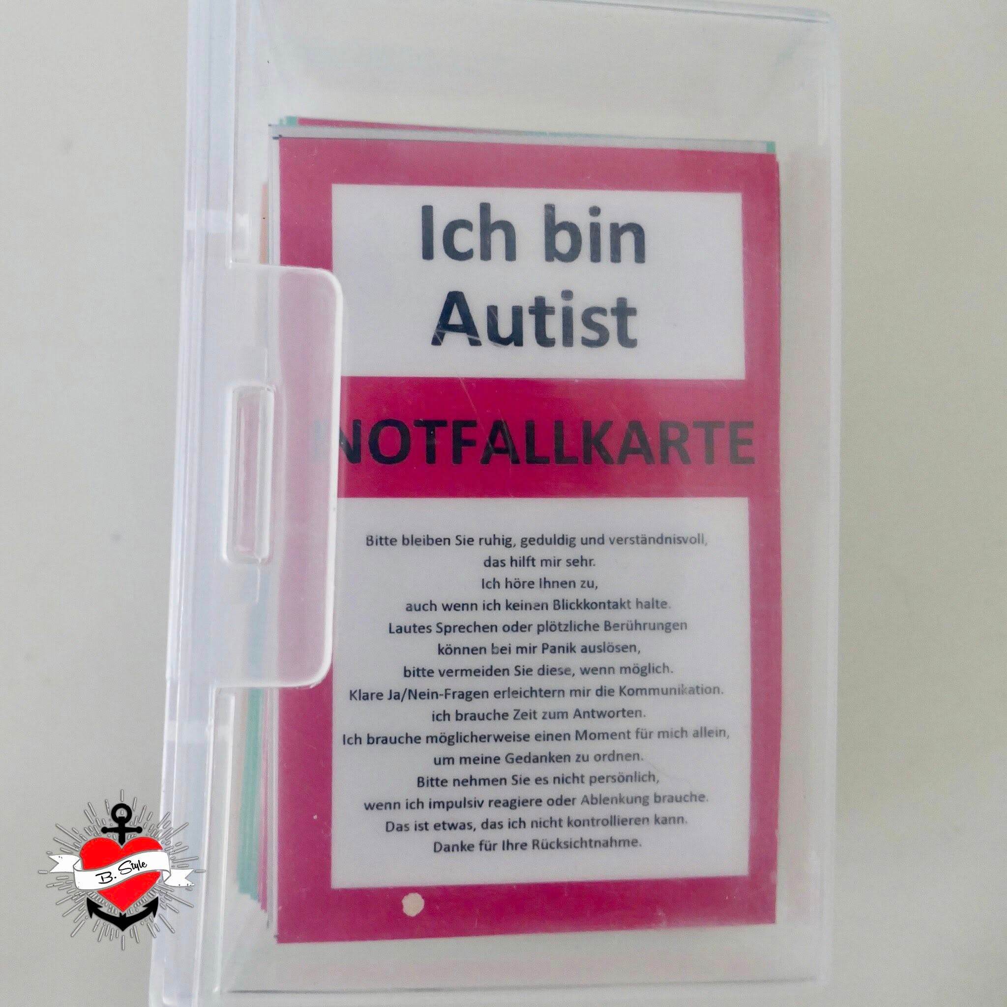 FREEBIE *Notfallkarten* Druckdatei - Sewando