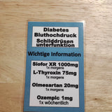 FREEBIE *Notfallkarten* Druckdatei - Sewando