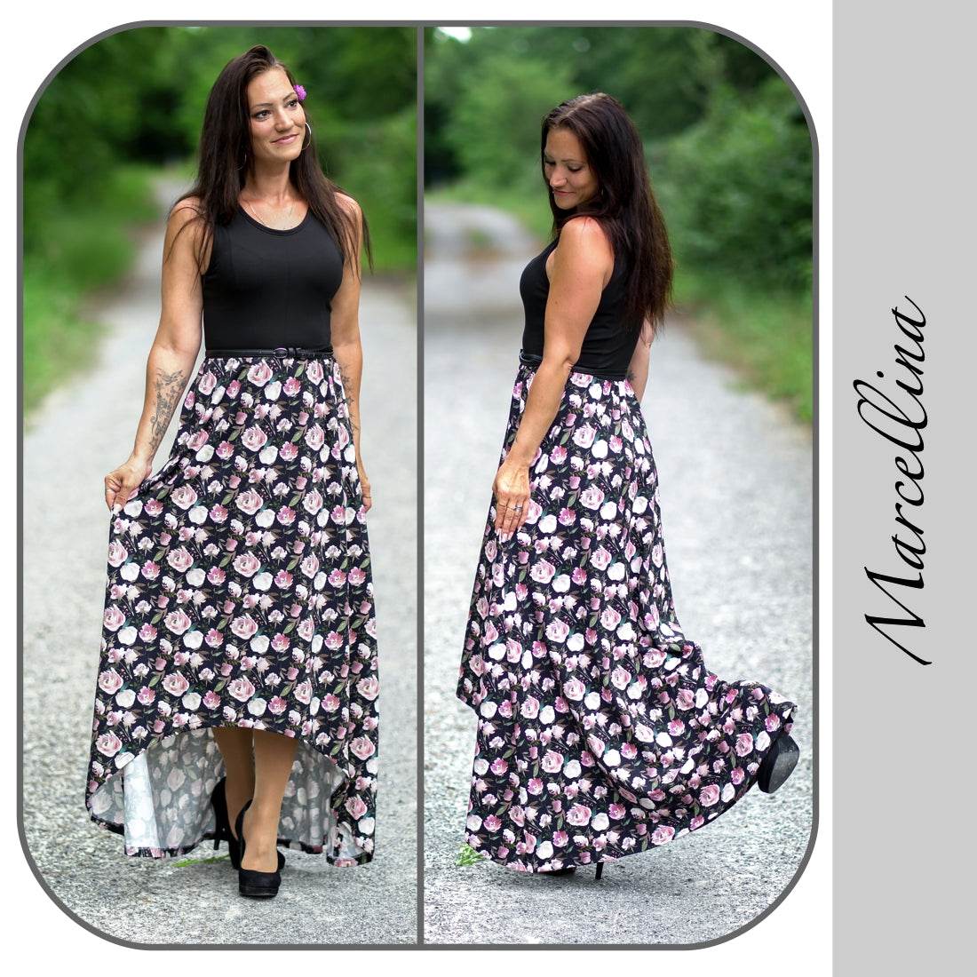 MARCELLINA - FEMININES MAXIKLEID - EBOOK - 32-46 - Sewando