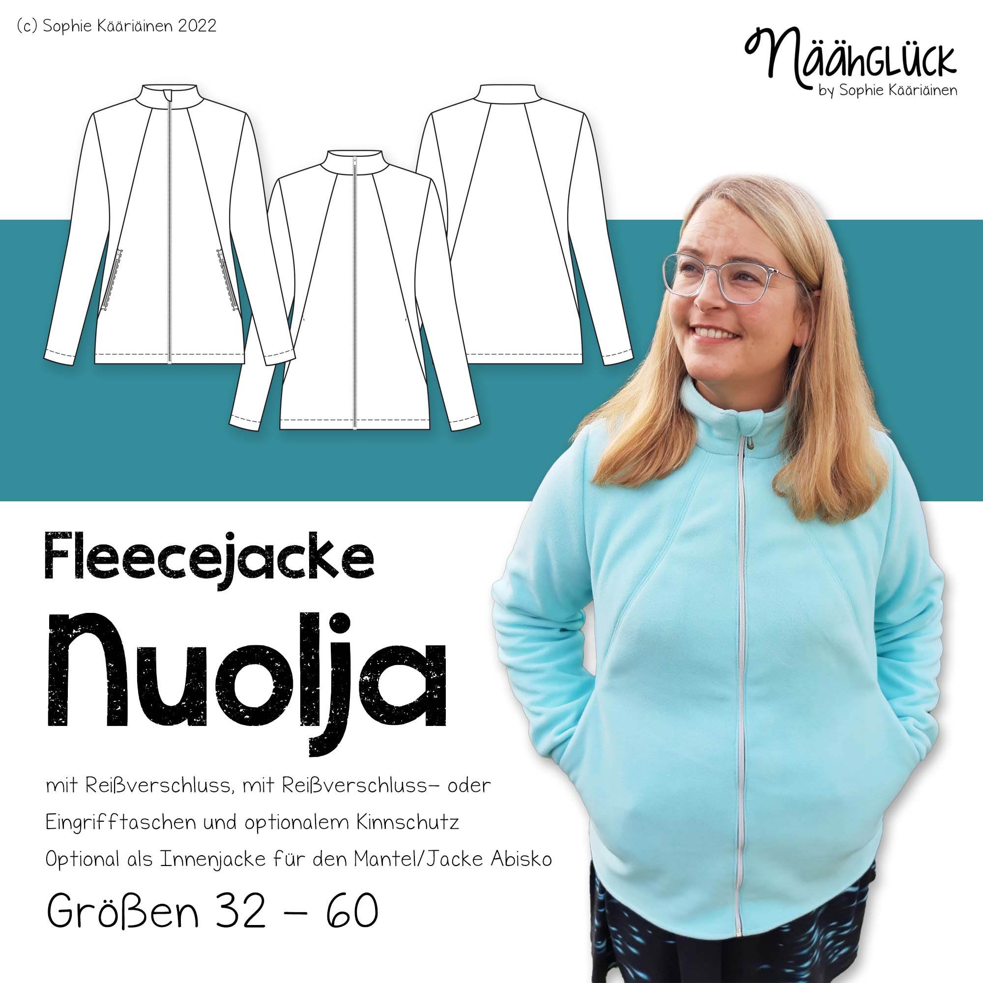 Fleecejacke Nuolja - Größen 32 - 60 - Sewando