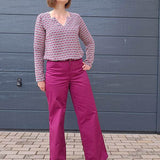 Schnittmuster NURJA - bequeme Jeans oder Hose wide leg in Gr. 34-54 - Sewando