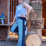 Schnittmuster NURJA - bequeme Jeans oder Hose wide leg in Gr. 34-54 - Sewando