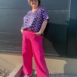 Schnittmuster NURJA - bequeme Jeans oder Hose wide leg in Gr. 34-54 - Sewando