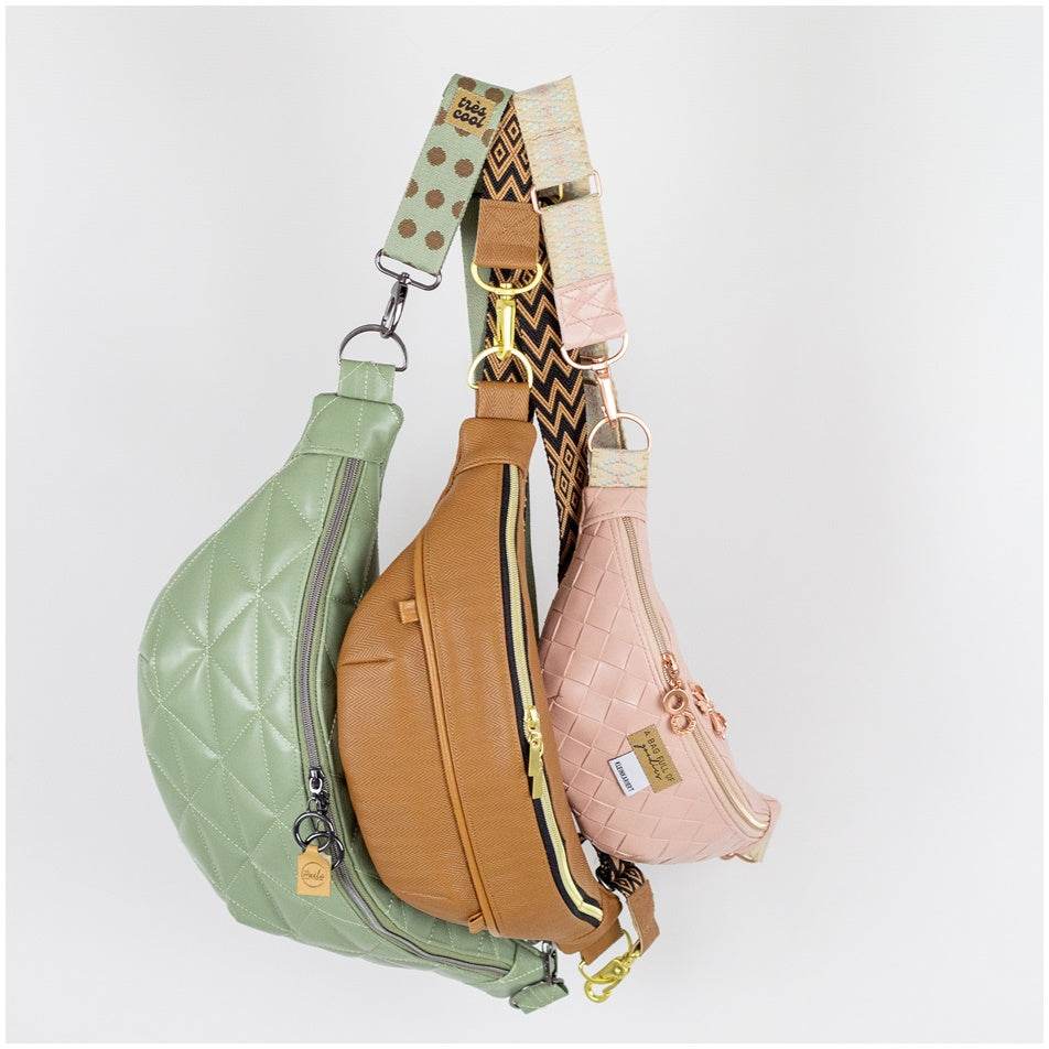 ohHolli Mini & Big & Maxi * Taschen - Schnittmuster - Kombi-eBook * Bauchtasche - Crossbodybag in 3 Größen - Sewando