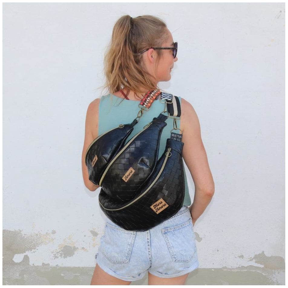 ohHolli Mini & Big & Maxi * Taschen - Schnittmuster - Kombi-eBook * Bauchtasche - Crossbodybag in 3 Größen - Sewando