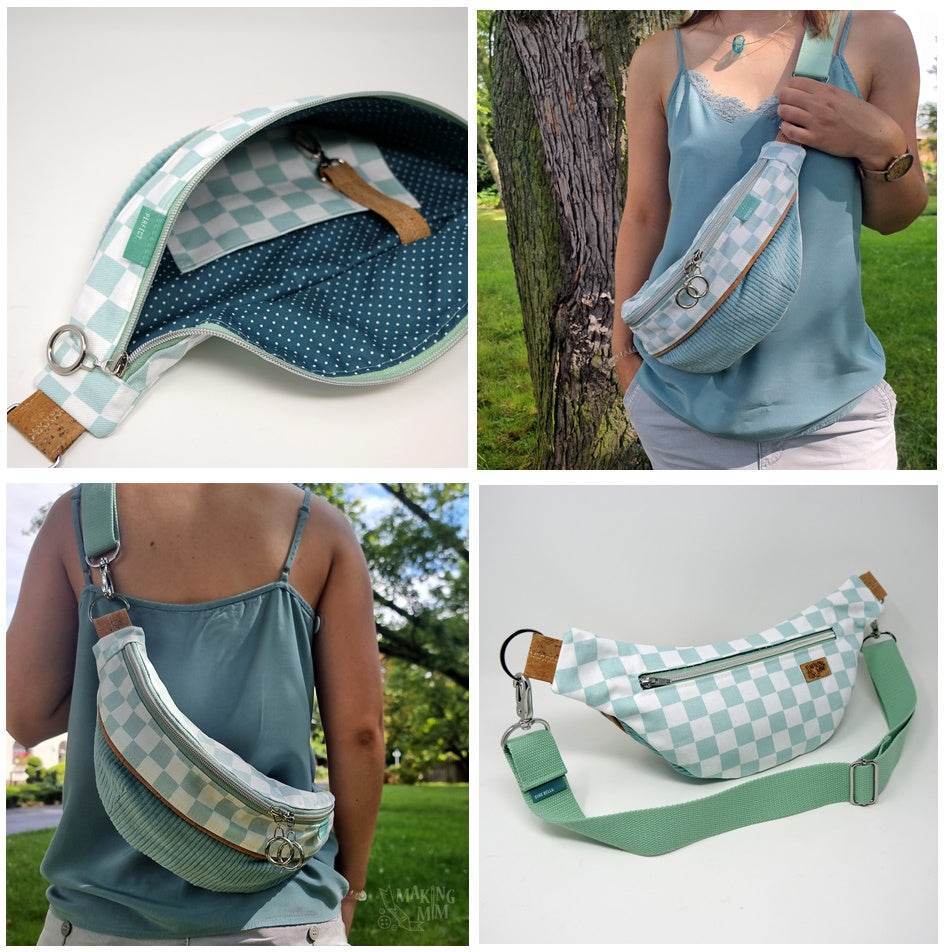 ohHolli Mini & Big & Maxi * Taschen - Schnittmuster - Kombi-eBook * Bauchtasche - Crossbodybag in 3 Größen - Sewando