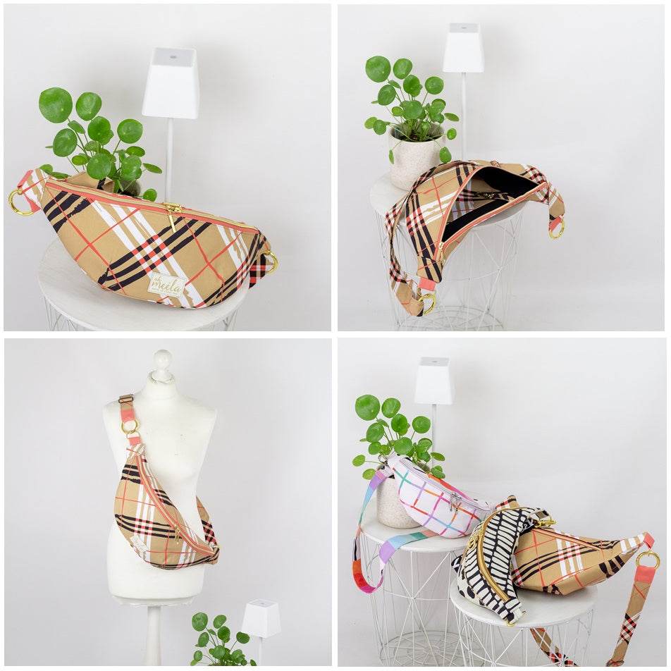 ohHolli Mini & Big & Maxi * Taschen - Schnittmuster - Kombi-eBook * Bauchtasche - Crossbodybag in 3 Größen - Sewando