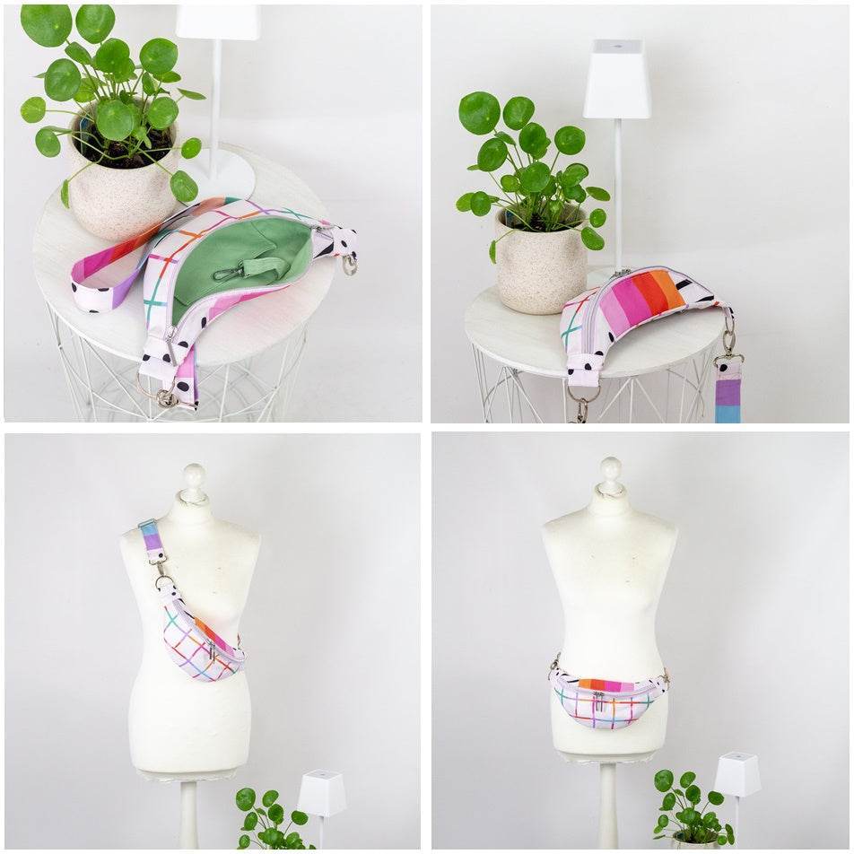 ohHolli Mini & Big & Maxi * Taschen - Schnittmuster - Kombi-eBook * Bauchtasche - Crossbodybag in 3 Größen - Sewando