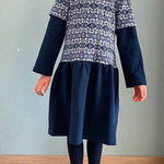 Olivia – Sweatkleid oder Longshirt mit Kapuze Gr. 86-158 - Sewando