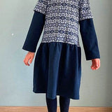Olivia – Sweatkleid oder Longshirt mit Kapuze Gr. 86-158 - Sewando
