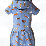 Schnittmuster Olivia – Sweatkleid oder Longshirt mit Kapuze Gr. 86-158 - Sewando