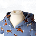 Schnittmuster Olivia – Sweatkleid oder Longshirt mit Kapuze Gr. 86-158 - Sewando