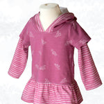 Schnittmuster Olivia – Sweatkleid oder Longshirt mit Kapuze Gr. 86-158 - Sewando