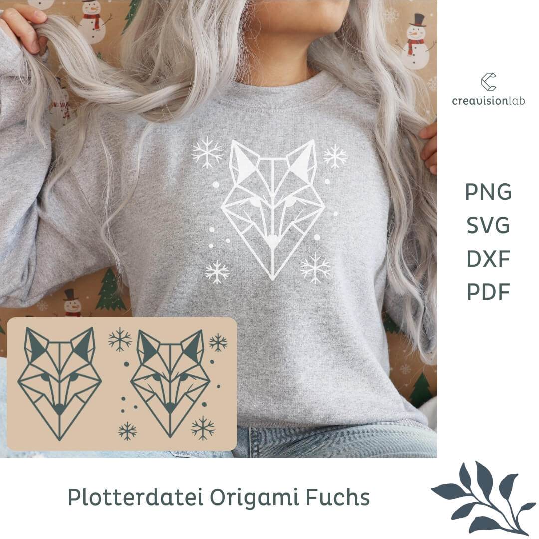 Origami Fuchs Plotterdatei - Sewando