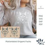 Origami Fuchs Plotterdatei - Sewando