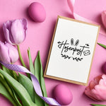 Plotterdateien Ostern Bundle – 10 Osterdesigns mit Sprüchen & Hasen - Sewando