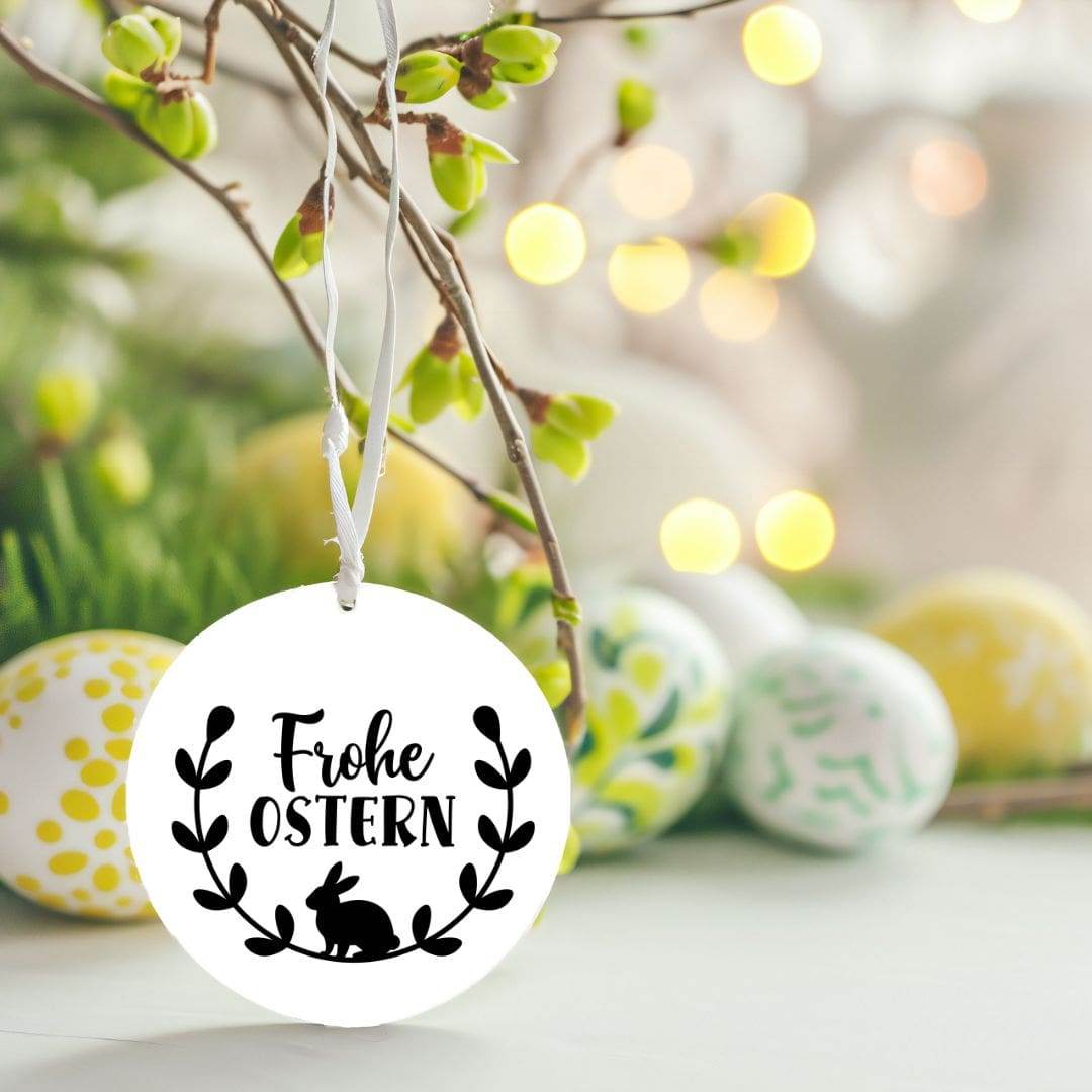 Plotterdateien Ostern Bundle – 10 Frohe Ostern Designs mit Hasen, Karotten & Regenbögen - Sewando