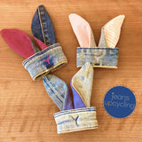 Osterdeko nähen, Schnittmuster zum Nähen mit alten Jeans & Stofftesten