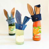 Osterdeko nähen, Schnittmuster zum Nähen mit alten Jeans & Stofftesten