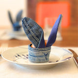 Osterdeko nähen, Schnittmuster zum Nähen mit alten Jeans & Stofftesten