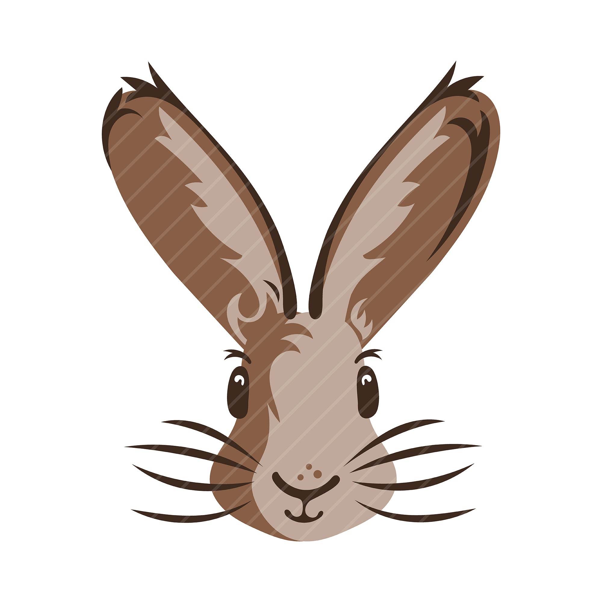 Bügelbild als digitale Datei - Osterhase, Hase - Sewando