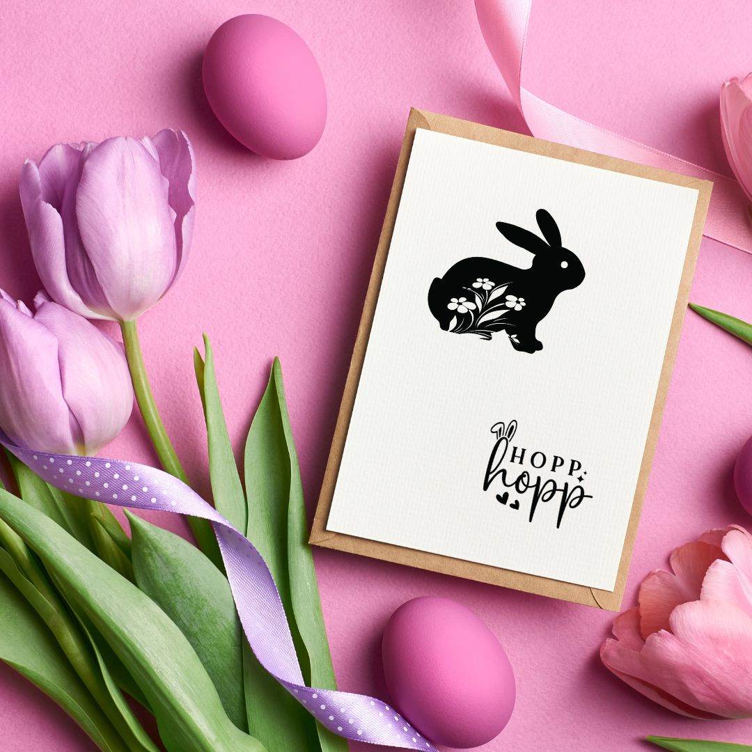 Plotterdateien Ostern Bundle – 10 süße Osterdesigns mit Hasen, Sprüchen & Frühlingsmotiven - Sewando