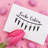 Plotterdateien Ostern Bundle – 10 Frohe Ostern Designs mit Hasen, Karotten & Regenbögen - Sewando