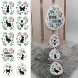 Stickdatei Set Ostersillhouetten Scherenschnitte Frühlingsdeko & Frohe Ostern - Sewando