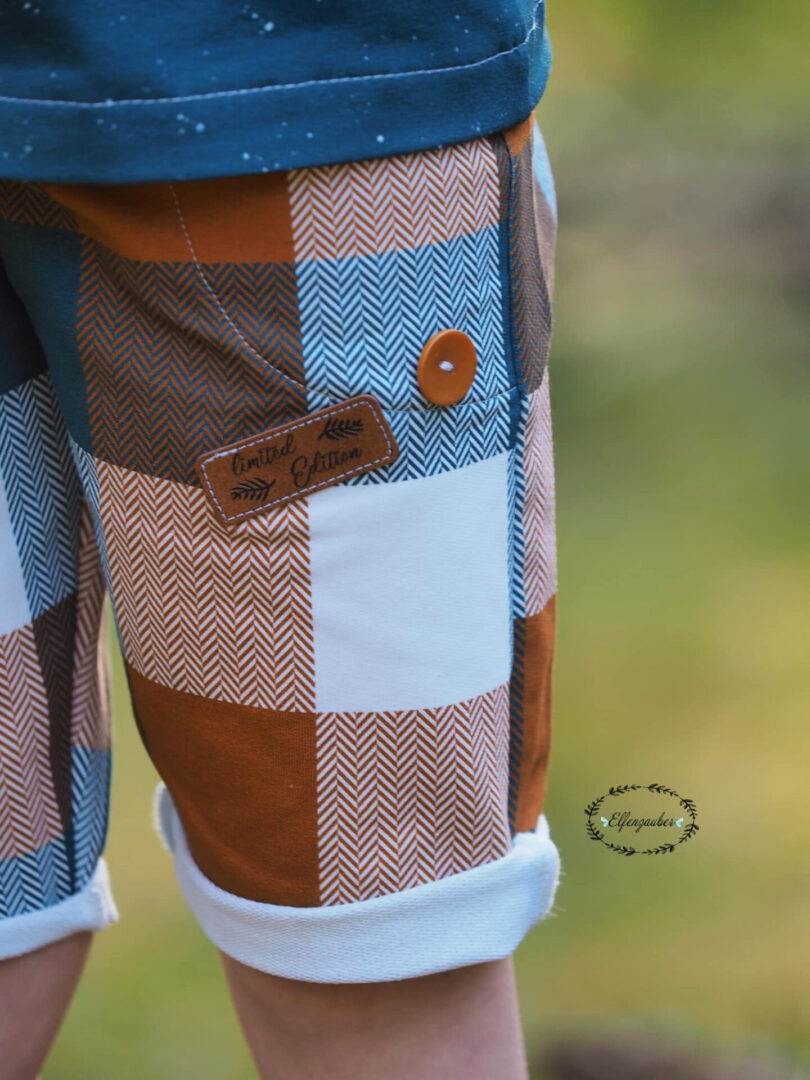 Sommer Outfitset Gr. 74 -104 Bermuda (3 Längen) & wandelbares Top/ Shirt / 2 Schnittmuster - Sewando
