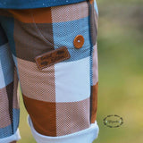 Sommer Outfitset Gr. 74 -104 Bermuda (3 Längen) & wandelbares Top/ Shirt / 2 Schnittmuster - Sewando