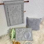 Stickdatei Rentier Adventskalender Geschenkanhänger Mug Rug Set 886a Weihnachten - Sewando