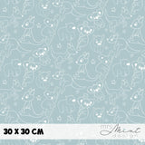 Stoffdesign - G'Day Mate Australien - Outlines rauchmint - nicht exkusiv - Sewando