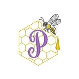 Stickdatei - Bienen-Monogramme A-Z - Sewando