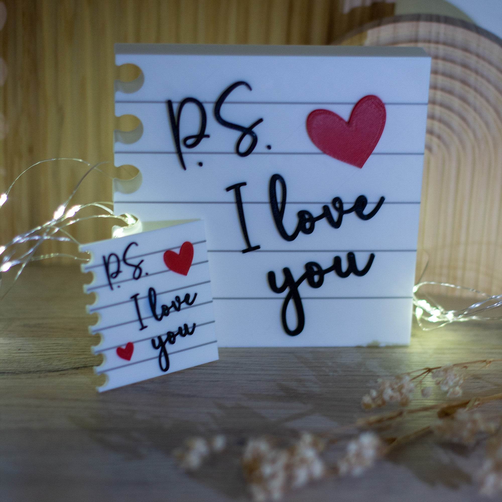3D Druck Datei P.S. I love you - Sewando