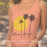 Plotterdatei Palm Paradise