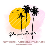 Plotterdatei Palm Paradise
